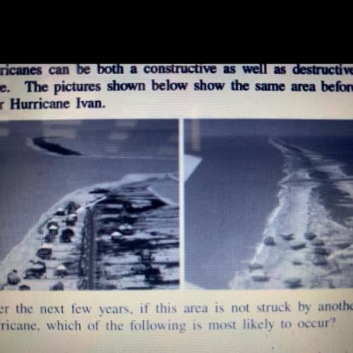 Hurricanes can be both a constructive as well as destructive

force. The pictures shown below show
