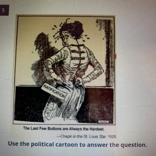 Which aspect of the suffrage movement does this cartoon address?

A The difficulty with government