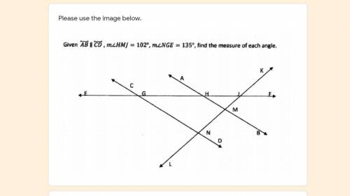 What is the measure of angle NMB?

What is the measure of angle MND?
What is the measure of angle