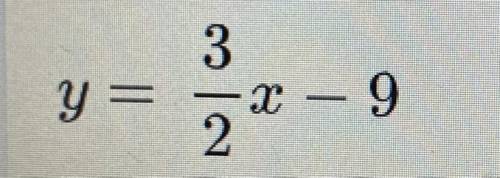 Find the X and Y intercepts of this equation..