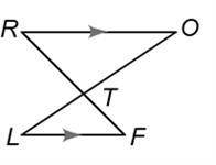 Are the two triangles similar? If so, state the reason and the similarity statement. (See attached