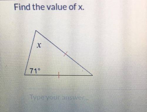 Find The Value Of X?