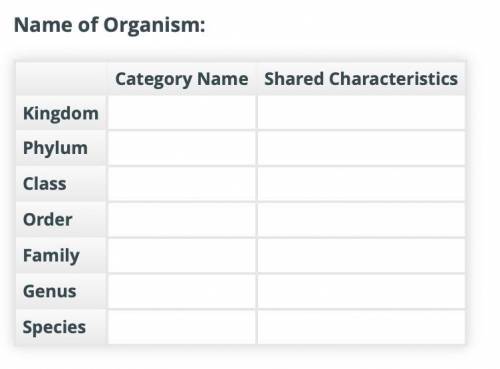 Part A

Choose an organism. Use credible websites to research the classification of that organism