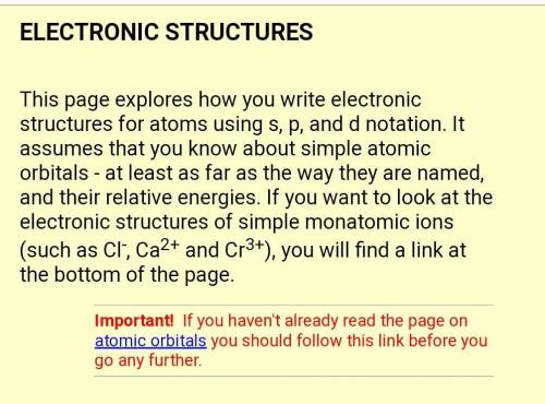 What is the electronic structure of x-2​