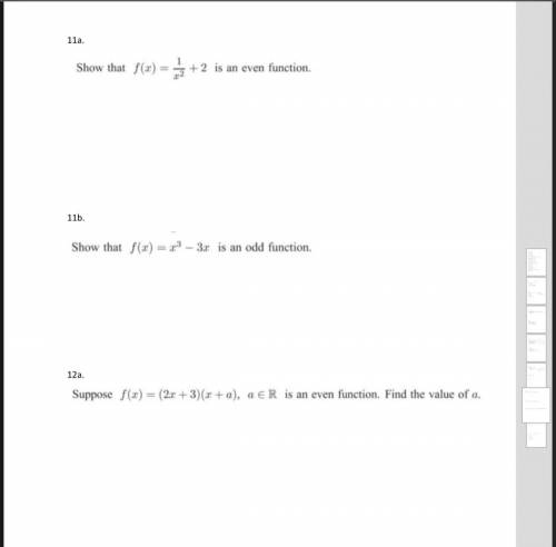 Hi can anyone help me with this? It’s about even and odd functions but I’m not really good at it, i