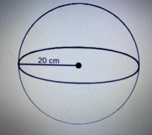 Calculate the volume (V) of the sphere. if necessary, round your answer to the nearest hundredth.