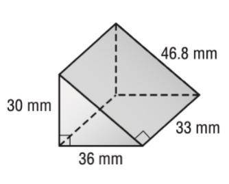 The surface area of the figure below is ____ square millimeters.
PLS HELP ASAP