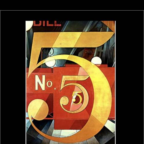 Charles Demuth painted the famous image below, I Saw The Figure 5 in Gold. write a minimum of 3 s