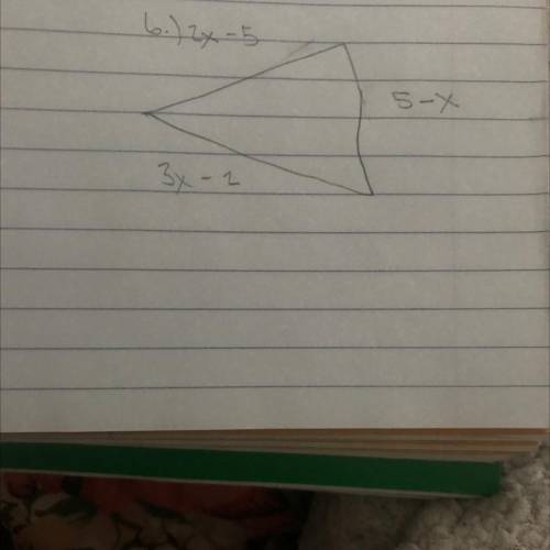 Write the perimeter of the triangle as a simplified