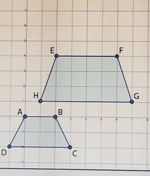 Are quadrilaterals ABCD and EFGH similar?

Yes, quadrilaterals ABCD and EFGH are similar because o