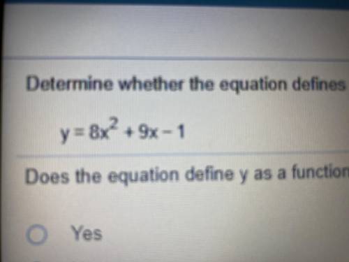 Determine whether the equation to find white as a function of x