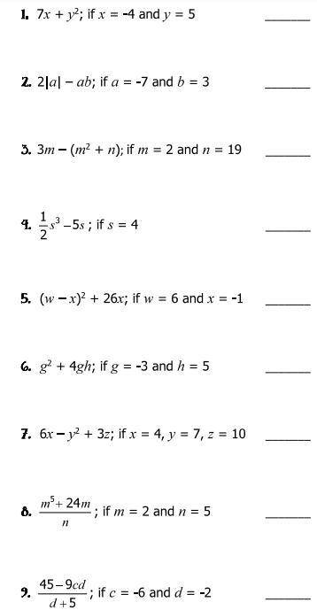 Solve these in order please