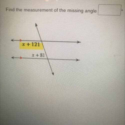 X+21=x+81
missing angle