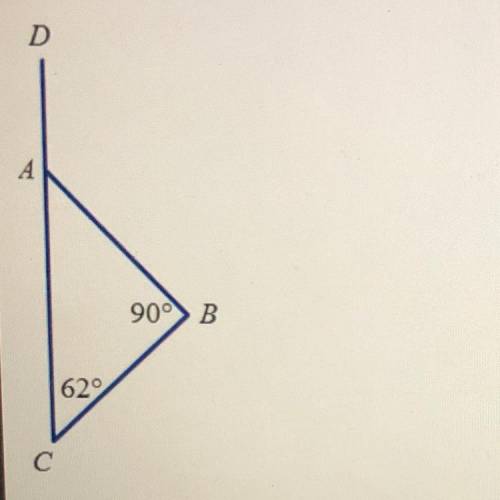 the triangle above is changed so that the Exterior angle measures 128 degrees. How does this affect