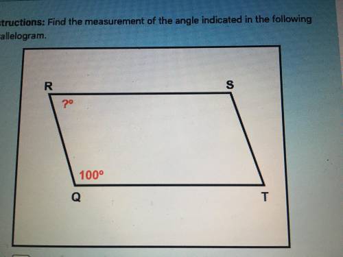 What is the measurement of the angle indicated??