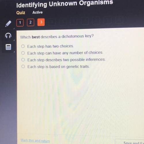 10 points
identifying unknown Organisms
