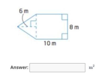 Can y'all answer this it's 6 grade math and I'm dumb lolz u have to find the area for this