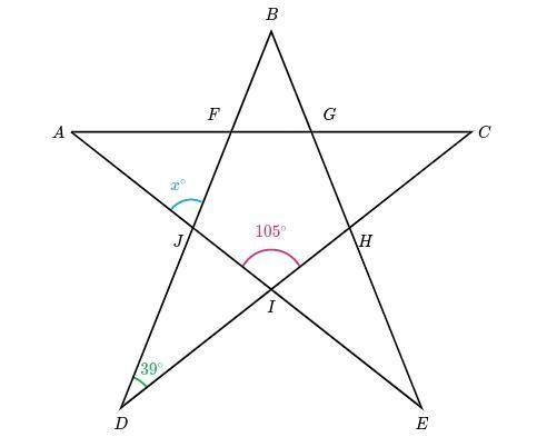HELP DUE TODAY

What is the measure of \blueD{\angle x}∠xstart color #11accd, angle, x, end