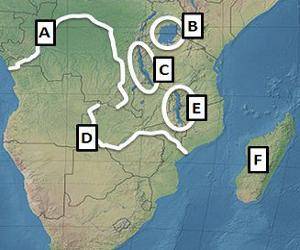 PLEASE HELP QUICK

On the map above, which landform is Lake Victoria?
A.
letter A
B.
letter B
C.
l
