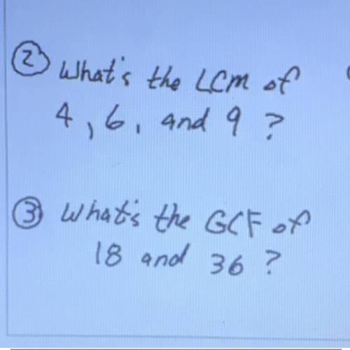 Help on 2 and 3 please