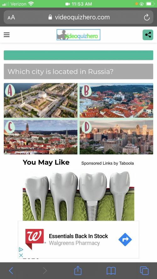 Which city is located in Russia?
