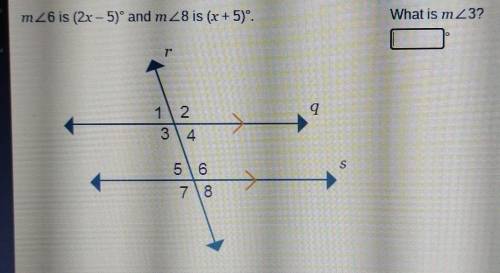 What is the measure of angle 3?