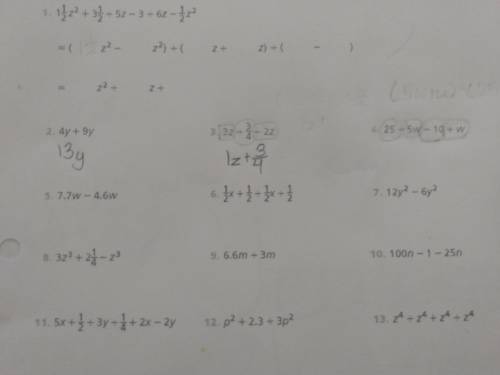I really need help with these questions!