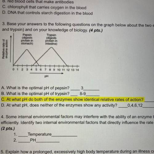 Hi! Can someone please help me with the highlighted question(letter C), the graph is shown in the p