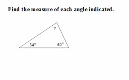 How would I find the measure of each angle indicated?