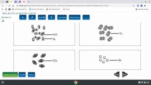 Which model in the image does not represent a pure substance?