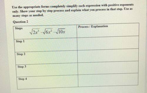 HELP PLEASE

use the appropriate forms completely simplify each expression with positive exponents