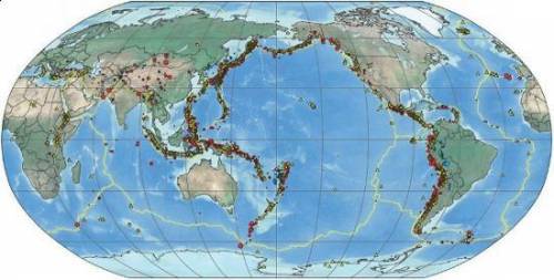 Based on the map above, we can conclude that earthquakes occur on all of the inhabited continents.