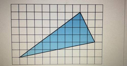 Each small square in the graph paper represents 1 square unit. Find the area of the given figure in