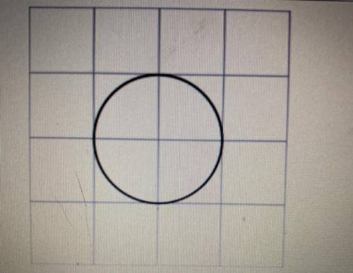 Explain why the area of the circle is more than 2 units.