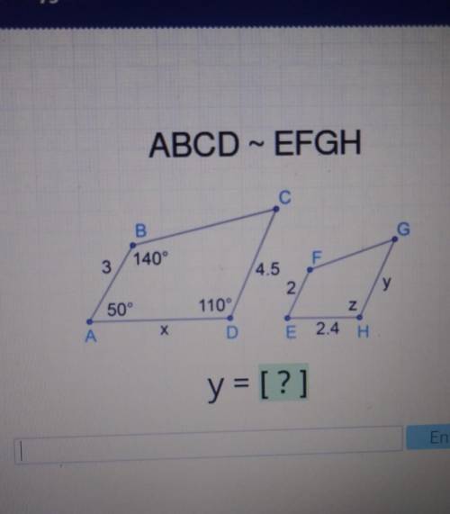 ABCD~EFGH similar polygons