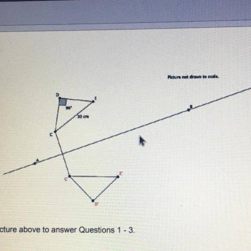 I NEED HELP!!
Use the diagram above to state the measure of Reflection(