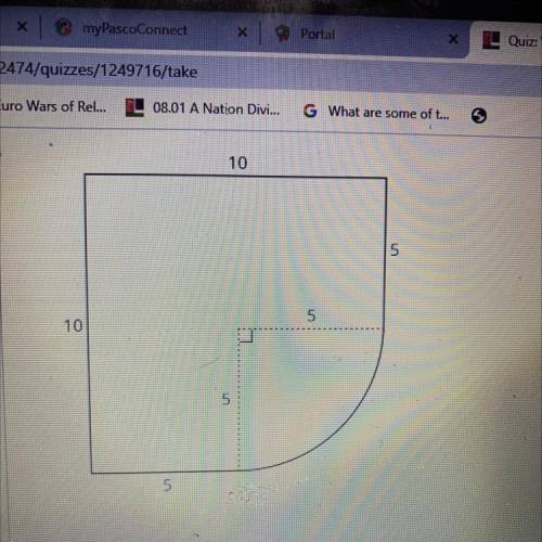10
5
10
5
What is the area of this figure, to the nearest square unit,