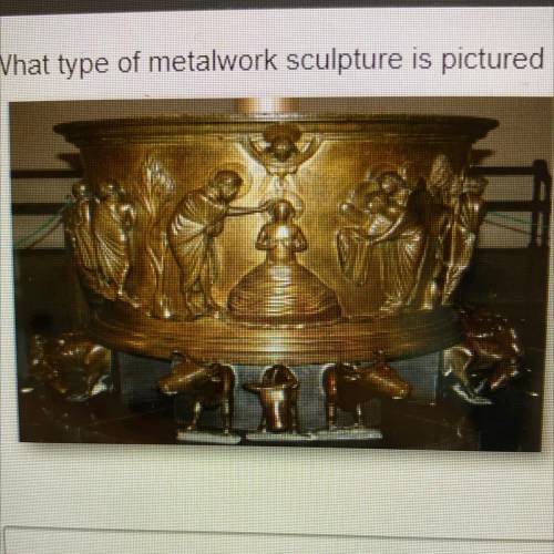What type of metalwork sculpture is pictured below?