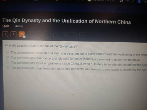 How did legalism lead to the fall of Qin dynasty