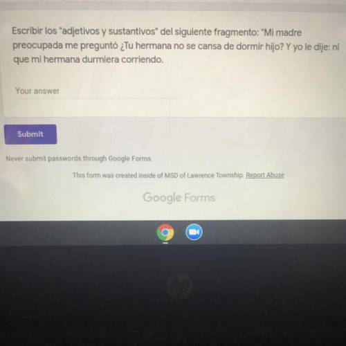 Escribir adjetivos y sustantivos ?