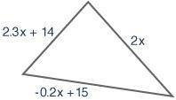 Will mark brainliest

Write an expression for the perimeter of the triangle shown below:A triangle