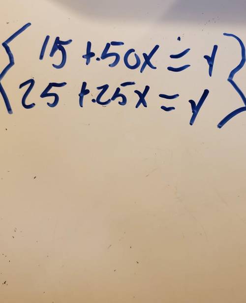 Solve for the system of equations
