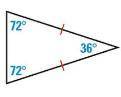 I Give Brainliest!

Classify the following triangle by sides and angles.
Angles
A) Obtuse
B) Acute