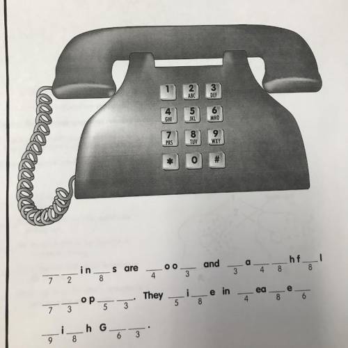 A telephone code message worksheet help with the answers please