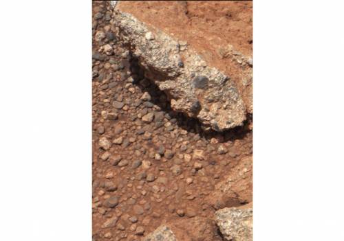 Curiosity’s image of rock near the base of the channel on Mars was an exciting discovery for NASA.