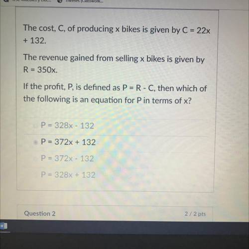 The answer i picked is wrong can i get any help ?