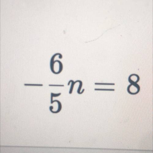 Can someone solve for n please❤️
