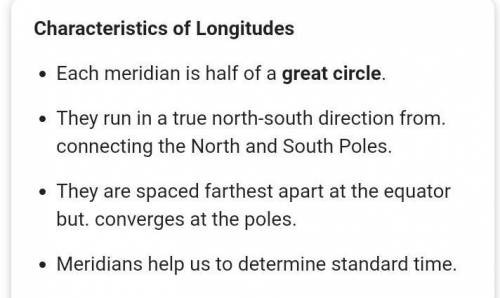 Attributes of longitude​