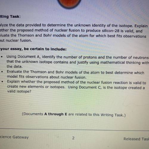 Which model uses nuclear fusion Thomason model or the Bohr model￼ (it’s the second bullet point)