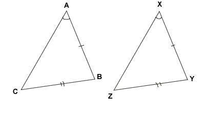 7.

Is there enough information to prove that the triangles are congruent?
If yes, provide the cor